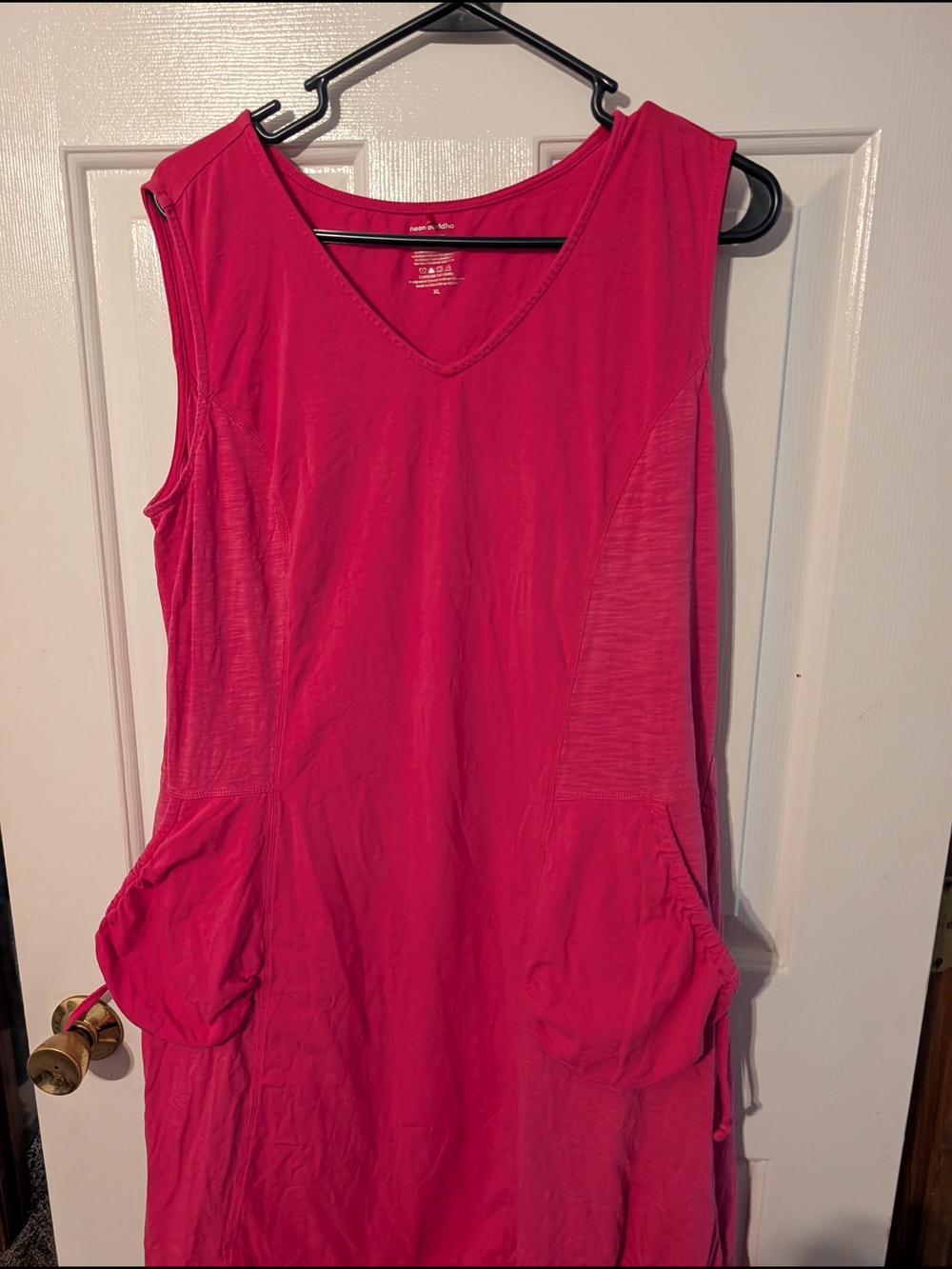neon buddha Hot Pink Tank Dress